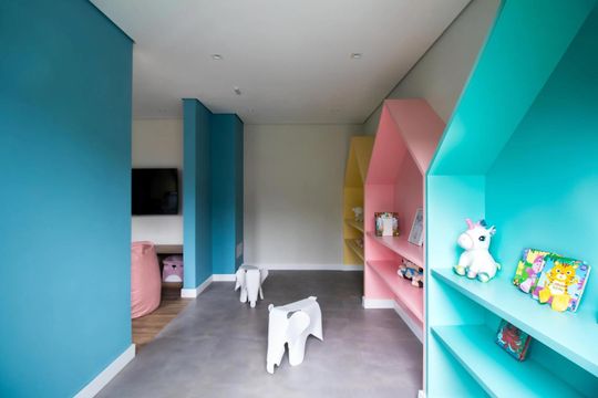 Área comum de apartamento para alugar com 2 quartos, 32m² em Várzea da Barra Funda, São Paulo
