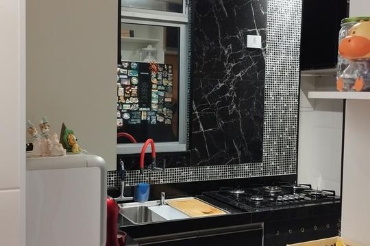 Cozinha de apartamento para alugar com 3 quartos, 95m² em Novo Eldorado, Contagem