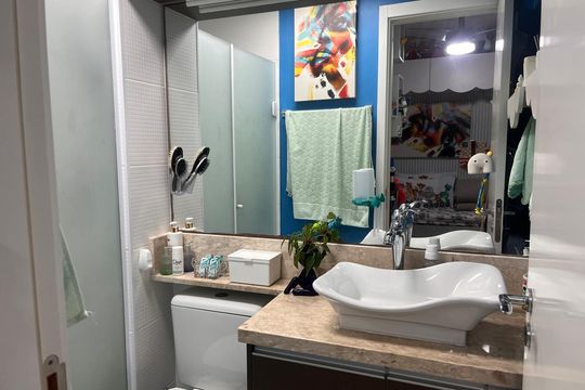 Banheiro 2 de apartamento à venda com 3 quartos, 88m² em Vila Guarani (zona Sul), São Paulo