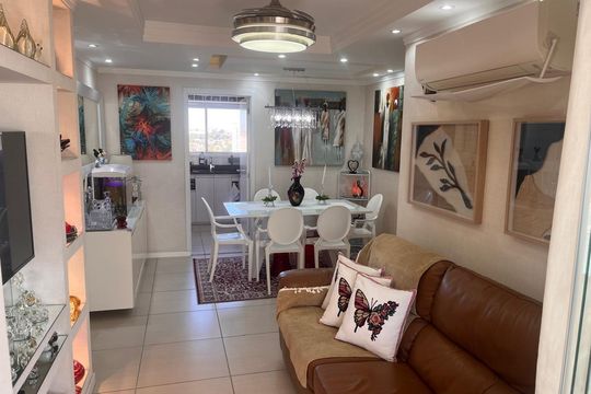 Sala de apartamento à venda com 3 quartos, 88m² em Vila Guarani (zona Sul), São Paulo