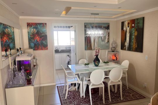 Sala de apartamento à venda com 3 quartos, 88m² em Vila Guarani (zona Sul), São Paulo