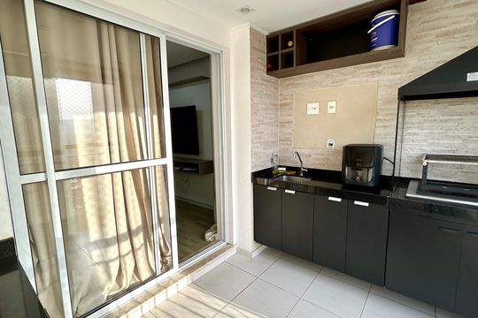 Varanda da Sala de apartamento para alugar com 2 quartos, 68m² em Jardim Flor da Montanha, Guarulhos