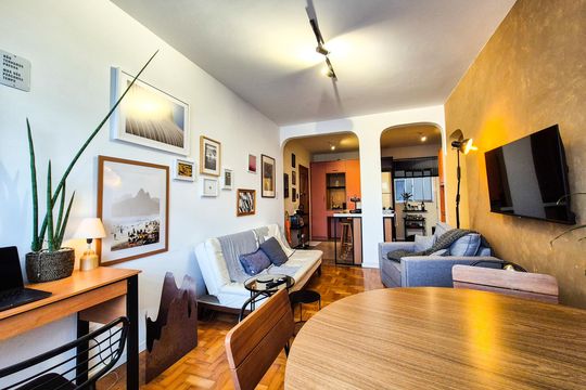 Sala de apartamento à venda com 2 quartos, 98m² em Santa Cecilia, São Paulo