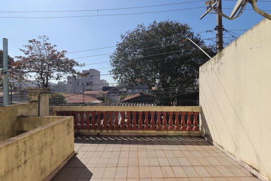 Varanda da Sala de TV de casa à venda com 2 quartos, 160m² em Jardim Santo Alberto, Santo André