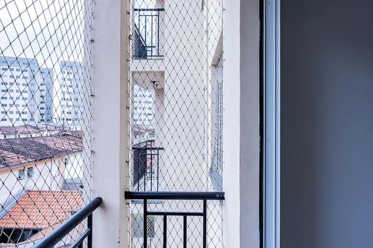 Varanda sala de apartamento para alugar com 2 quartos, 55m² em Jaraguá, São Paulo