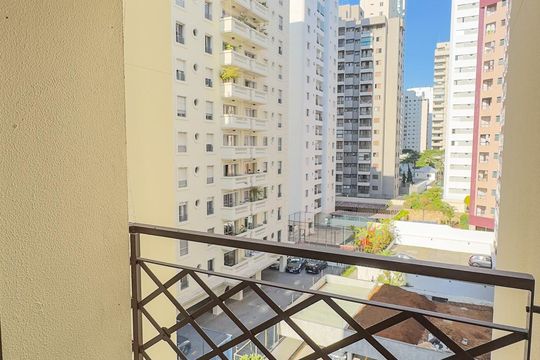 Sacada de apartamento para alugar com 1 quarto, 86m² em Cidade Monções, São Paulo