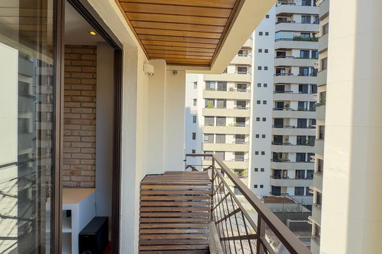 Sacada de apartamento para alugar com 1 quarto, 86m² em Cidade Monções, São Paulo