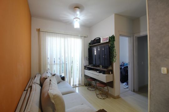 Sala de apartamento à venda com 2 quartos, 53m² em Jacarepaguá, Rio de Janeiro
