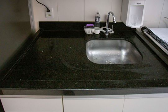 Cozinha de apartamento para alugar com 2 quartos, 43m² em Centro, Diadema
