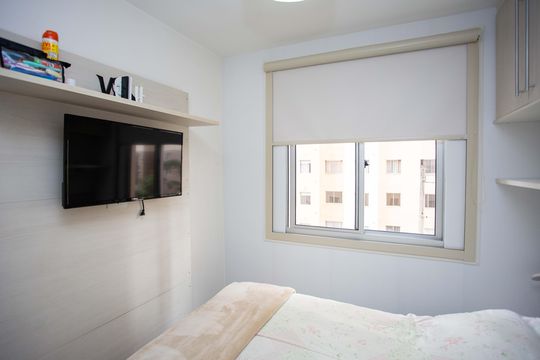 Quarto 1 de apartamento para alugar com 2 quartos, 43m² em Centro, Diadema