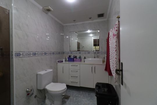 Banheiro da Suíte 1 de apartamento à venda com 4 quartos, 116m² em Jardim Marajoara, São Paulo