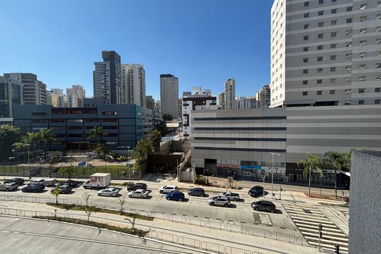 Vista de kitnet/studio para alugar com 1 quarto, 27m² em Vila Nova Conceição, São Paulo