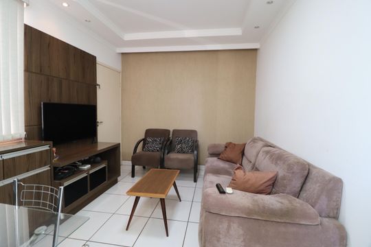 Sala de apartamento para alugar com 2 quartos, 45m² em Umuarama, Uberlândia