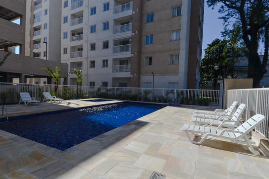 Área comum - Piscina de apartamento para alugar com 2 quartos, 43m² em Vila Itapegica, Guarulhos