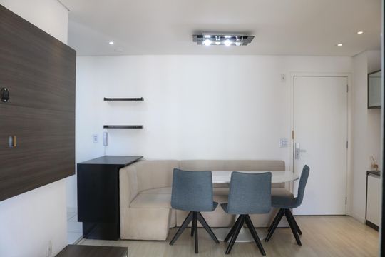 Sala de apartamento à venda com 2 quartos, 59m² em Várzea da Barra Funda, São Paulo