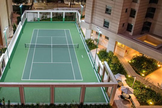 Área externa de apartamento para alugar com 3 quartos, 186m² em Real Parque, São Paulo