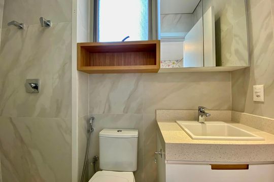 Banheiro 1 de apartamento para alugar com 3 quartos, 186m² em Real Parque, São Paulo