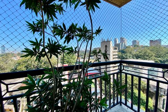 Varanda de apartamento para alugar com 3 quartos, 186m² em Real Parque, São Paulo