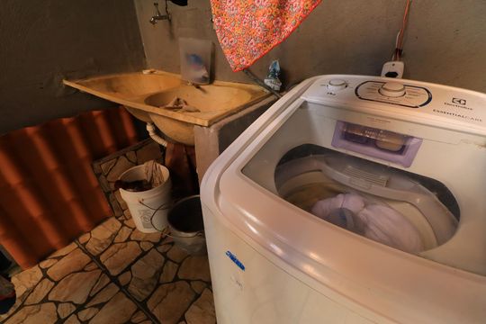 Área de serviço de casa para alugar com 3 quartos, 80m² em Mussurunga, Salvador