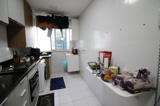 Cozinha de apartamento à venda com 2 quartos, 77m² em Barra Olímpica, Rio de Janeiro