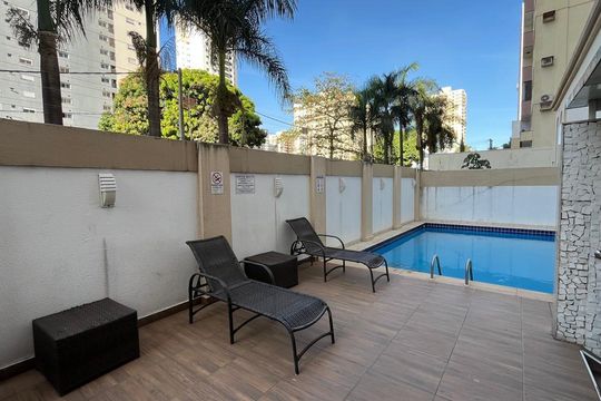 Piscina de apartamento à venda com 3 quartos, 160m² em Vila Alto da Gloria, Goiânia