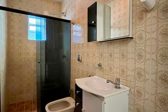 Banheiro de casa para alugar com 1 quarto, 80m² em Jardim Flamboyant, Campinas