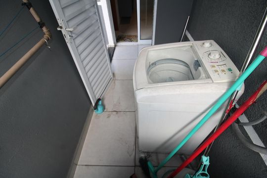 Área de serviço de apartamento à venda com 1 quarto, 48m² em Chora Menino, São Paulo