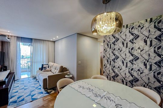 Sala de apartamento à venda com 2 quartos, 69m² em Tatuapé, São Paulo
