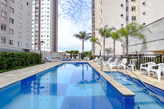 Área comum - Piscina de apartamento à venda com 2 quartos, 69m² em Tatuapé, São Paulo
