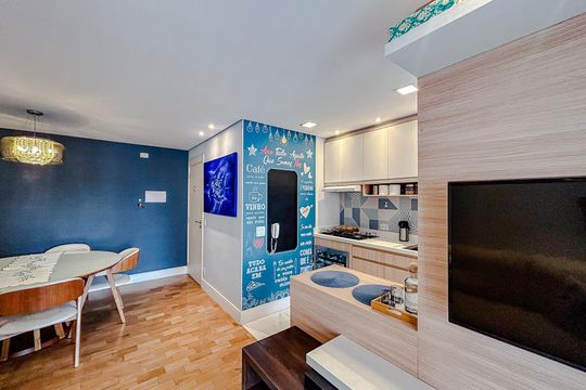 Sala de apartamento à venda com 2 quartos, 69m² em Tatuapé, São Paulo