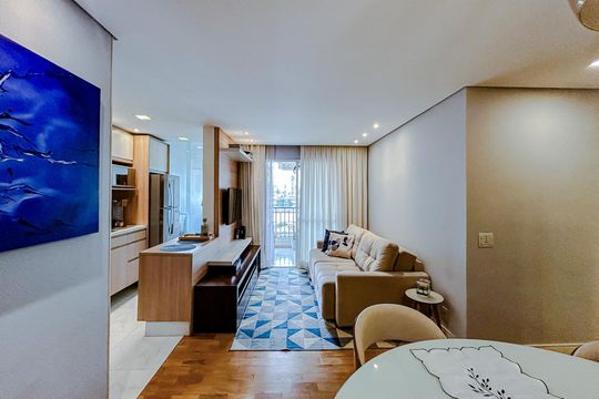 Sala de apartamento à venda com 2 quartos, 69m² em Tatuapé, São Paulo