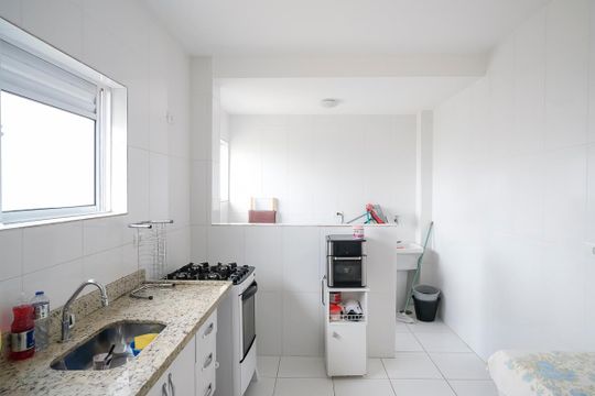 Cozinha de apartamento à venda com 2 quartos, 77m² em Vila Camargo, São Bernardo do Campo
