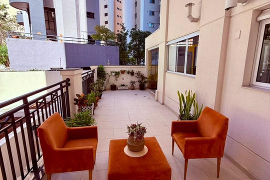 Área externa de apartamento para alugar com 3 quartos, 180m² em Parque Bairro Morumbi, São Paulo