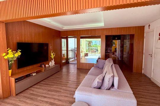Sala de apartamento para alugar com 3 quartos, 180m² em Parque Bairro Morumbi, São Paulo