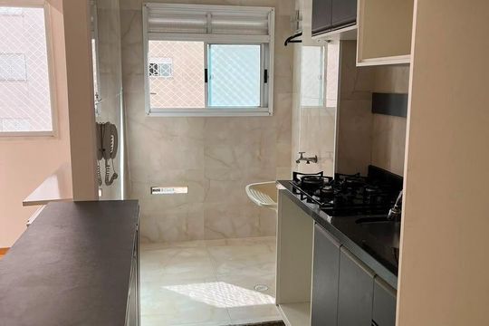 Cozinha de apartamento para alugar com 2 quartos, 51m² em Centro, Barueri