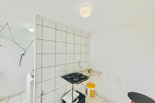 Cozinha de apartamento para alugar com 2 quartos, 55m² em Guaianases, São Paulo