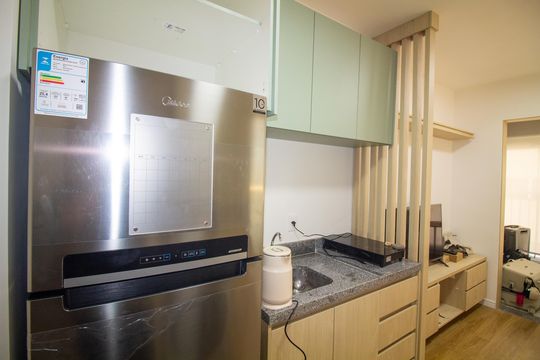 Cozinha  de apartamento para alugar com 1 quarto, 30m² em Brooklin, São Paulo