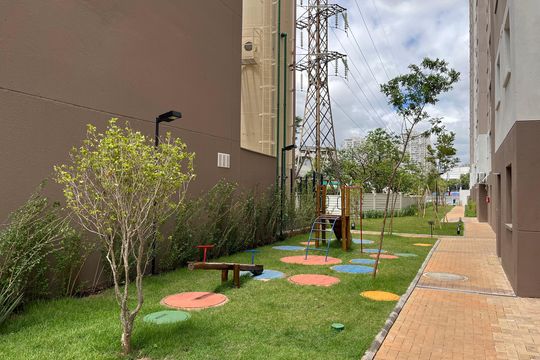 Área comum - Playground de apartamento para alugar com 2 quartos, 34m² em Parque Industrial Tomas Edson, São Paulo