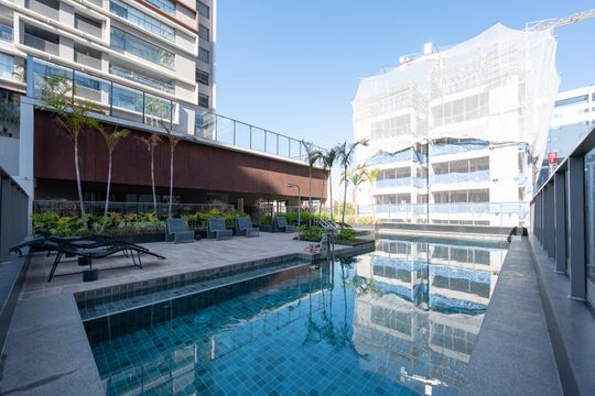 Piscina de kitnet/studio para alugar com 1 quarto, 28m² em Vila Clementino, São Paulo