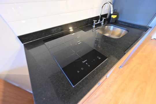 Cozinha de kitnet/studio para alugar com 1 quarto, 28m² em Vila Clementino, São Paulo