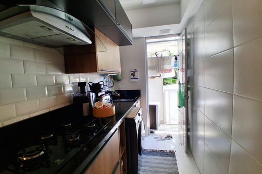 Cozinha de apartamento à venda com 2 quartos, 76m² em Botafogo, Rio de Janeiro