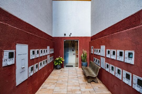 Hall de entrada de apartamento para alugar com 2 quartos, 53m² em Jaqueline, Belo Horizonte