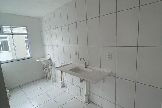 Cozinha de apartamento para alugar com 2 quartos, 42m² em Campo Grande, Rio de Janeiro
