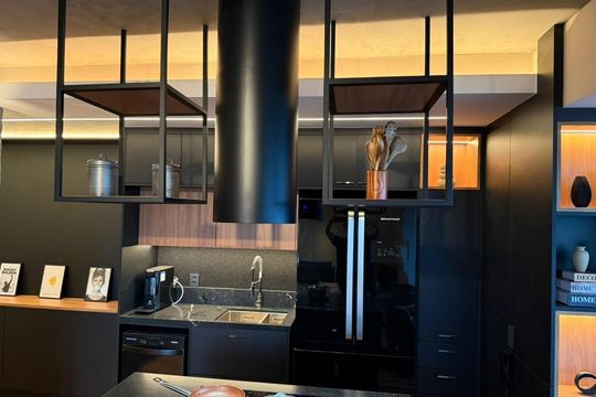 Cozinha de apartamento para alugar com 1 quarto, 64m² em Cidade Monções, São Paulo