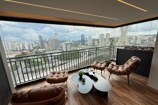 Varanda de apartamento para alugar com 1 quarto, 64m² em Cidade Monções, São Paulo