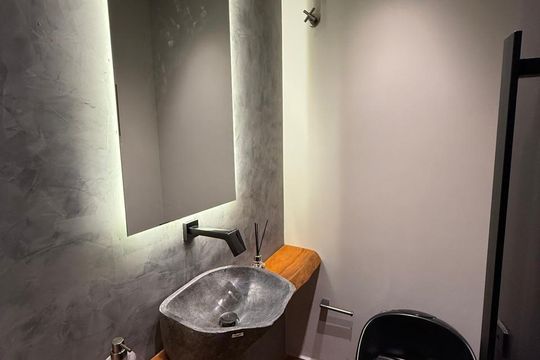 Banheiro de apartamento para alugar com 1 quarto, 64m² em Cidade Monções, São Paulo