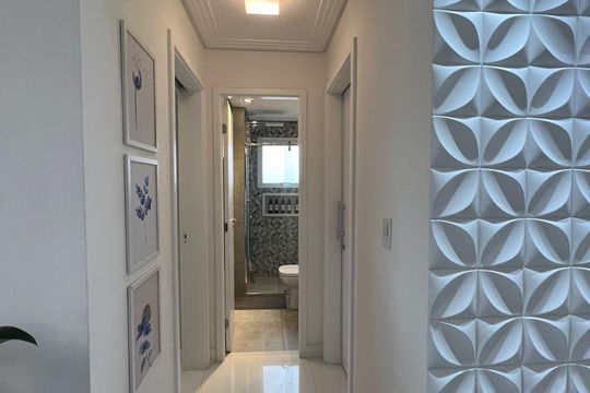 Corredor de apartamento para alugar com 2 quartos, 65m² em Palmeiras de São José, São José dos Campos