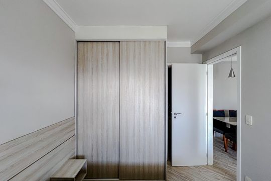 Quarto 1 - Suíte de apartamento para alugar com 1 quarto, 45m² em Vila Gomes Cardim, São Paulo