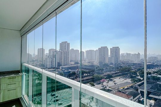 Varanda de apartamento para alugar com 1 quarto, 45m² em Vila Gomes Cardim, São Paulo