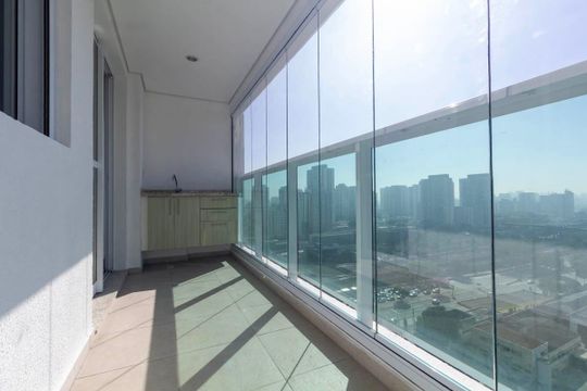 Varanda de apartamento para alugar com 1 quarto, 45m² em Vila Gomes Cardim, São Paulo